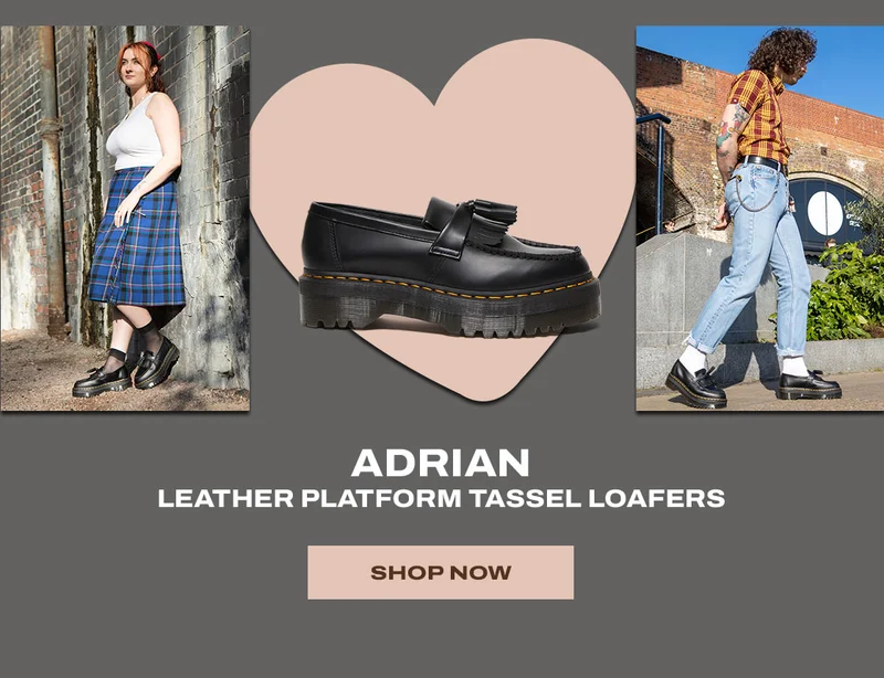 Adrian Leather Platform Tassel Loafers