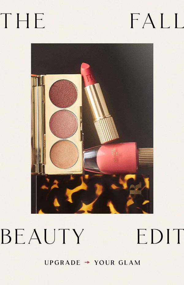the fall beauty edit, upgrade your glam