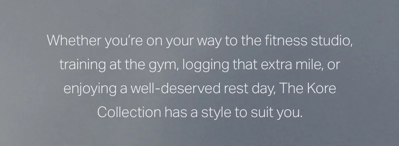 Whether you're on your way to the fitness studio, training at the gym, logging that extra mile or enjoying a well-deserved rest day