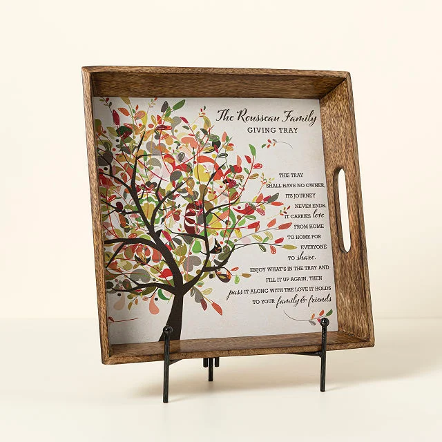 Personalized Family Giving Tray