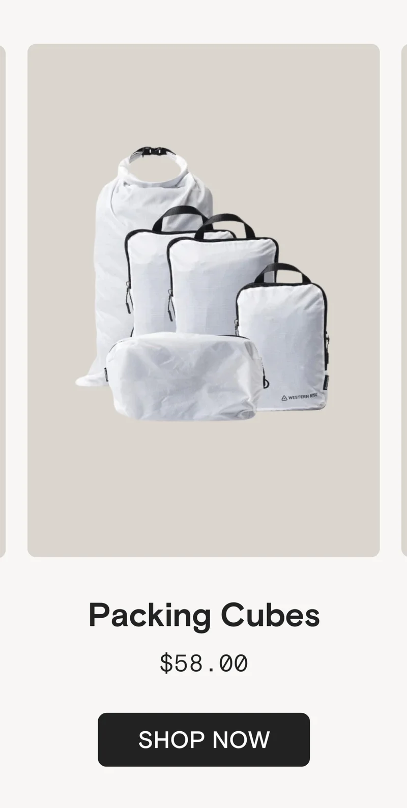 Packing Cubes