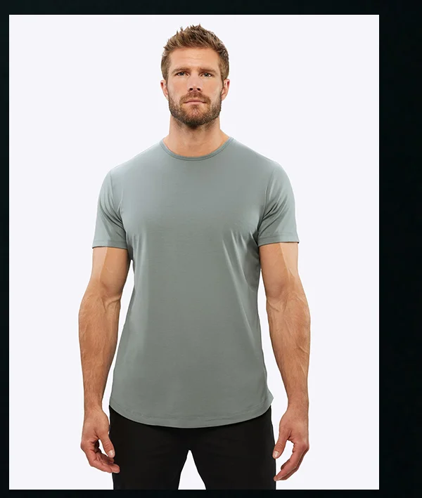 Sage AO Curve-Hem Tee