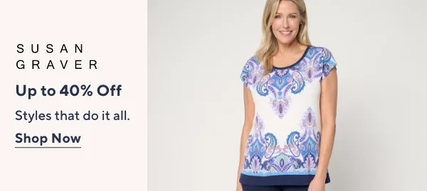 susan graver up to 40% off