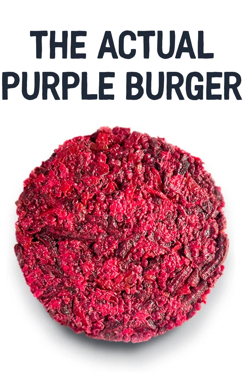The Actual Purple Burger