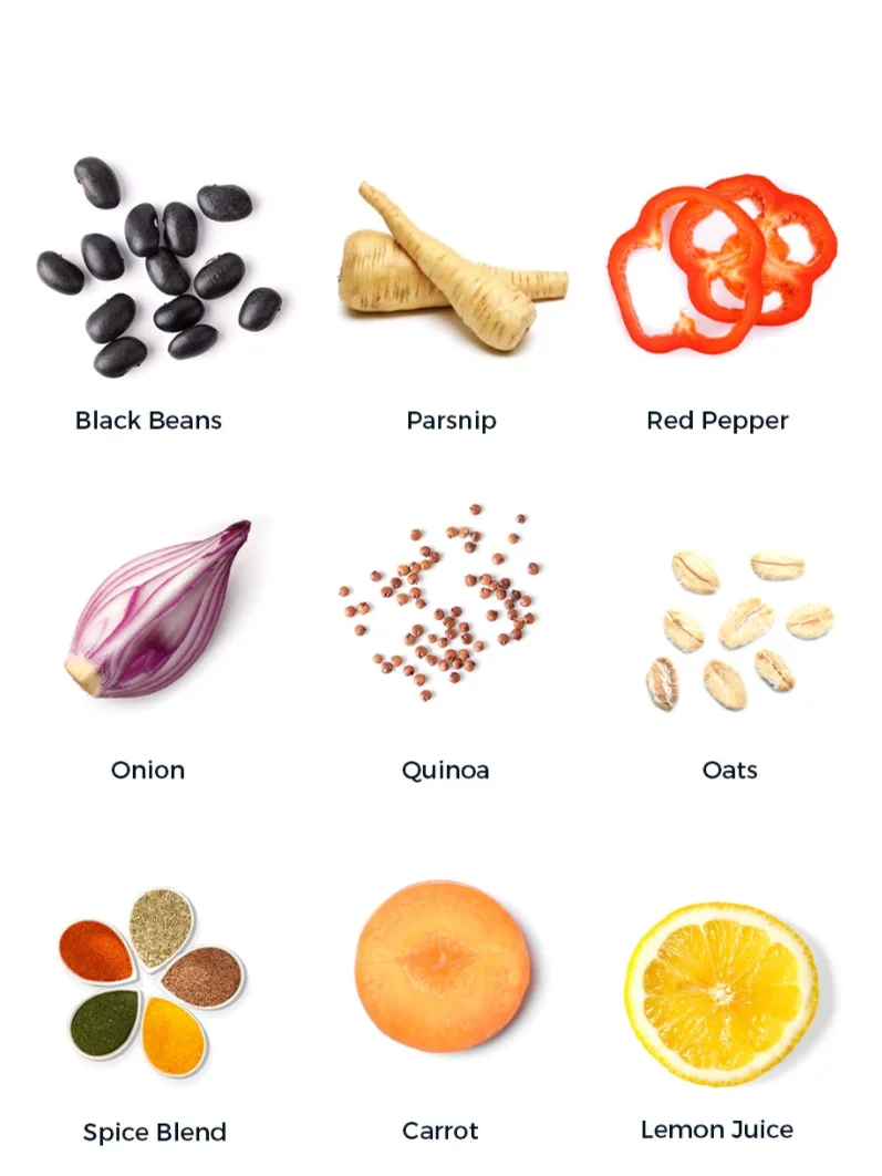 Ingredients: The Actual Black Burger