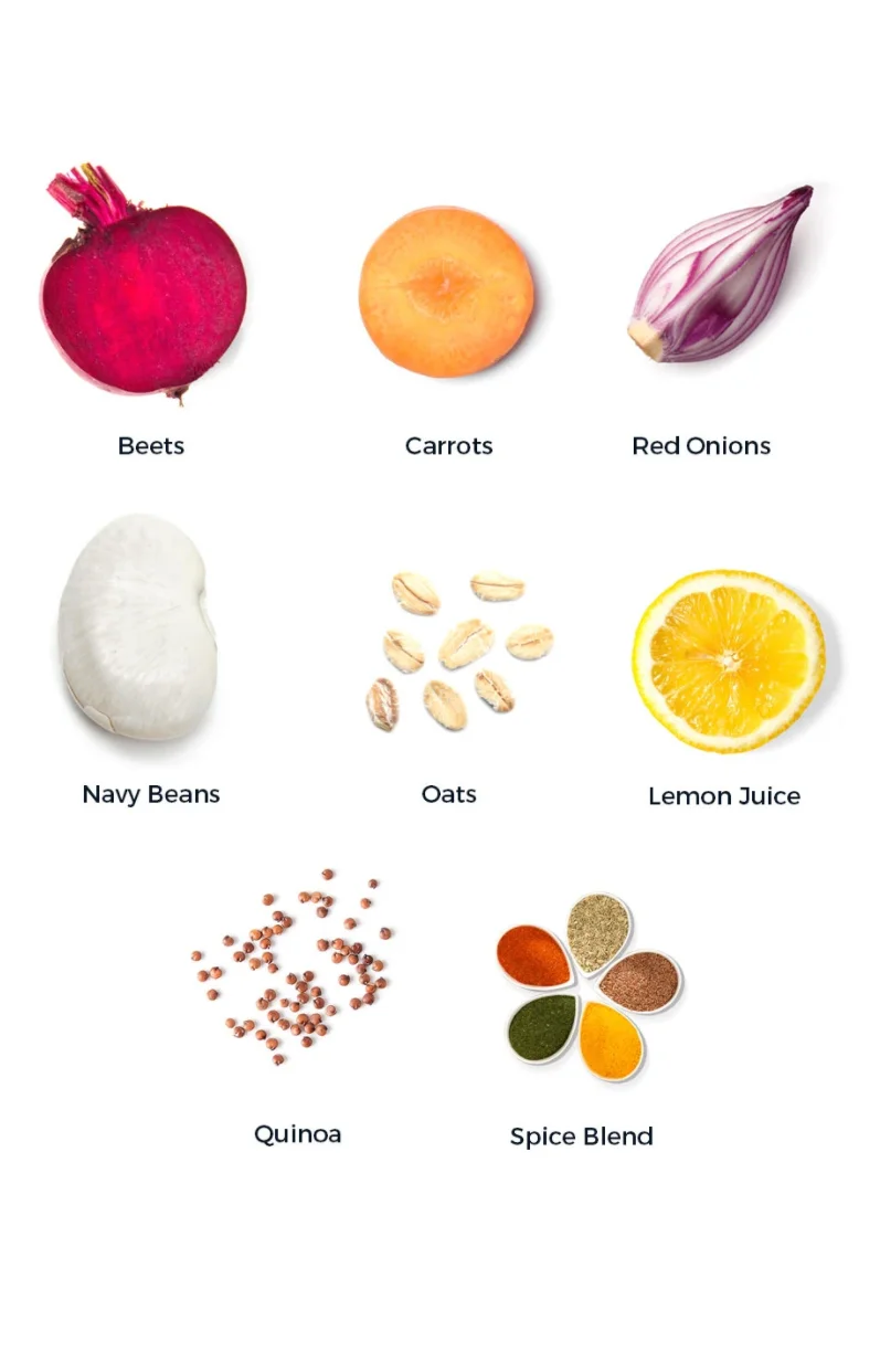 Ingredients: The Actual Purple Burger
