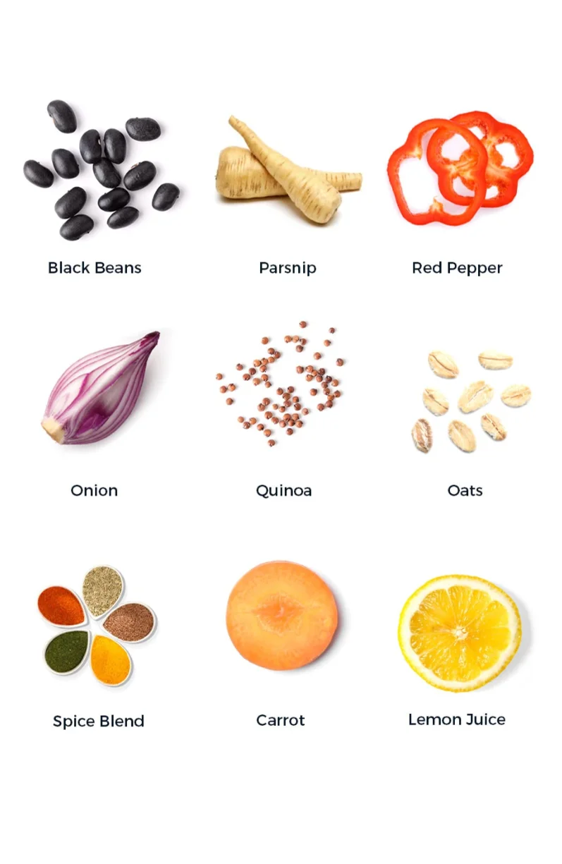 Ingredients: The Actual Black Burger