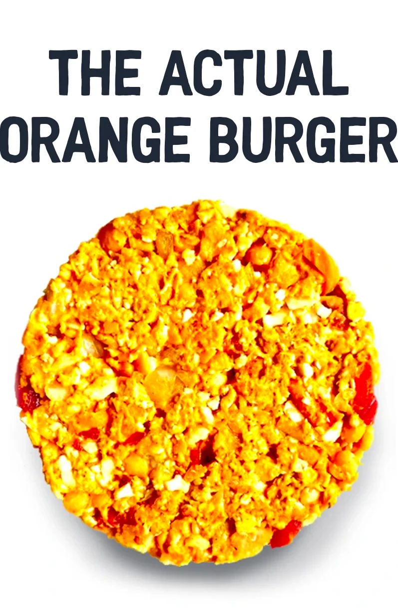 The Actual Orange Burger
