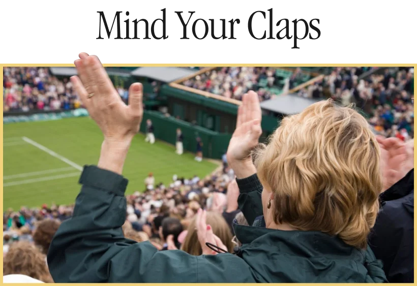 Mind your claps