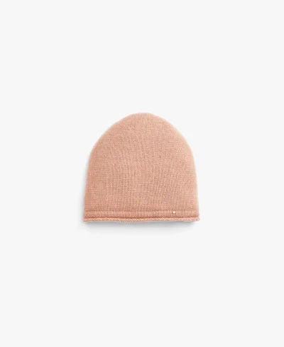 Single-Origin Cashmere Beanie Apricot