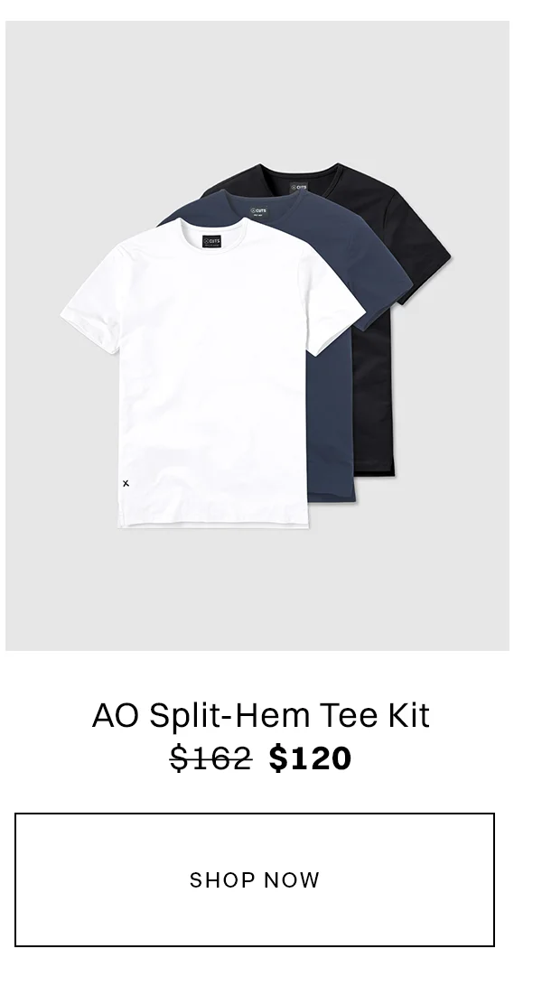 AO Split-Hem Tee Kit