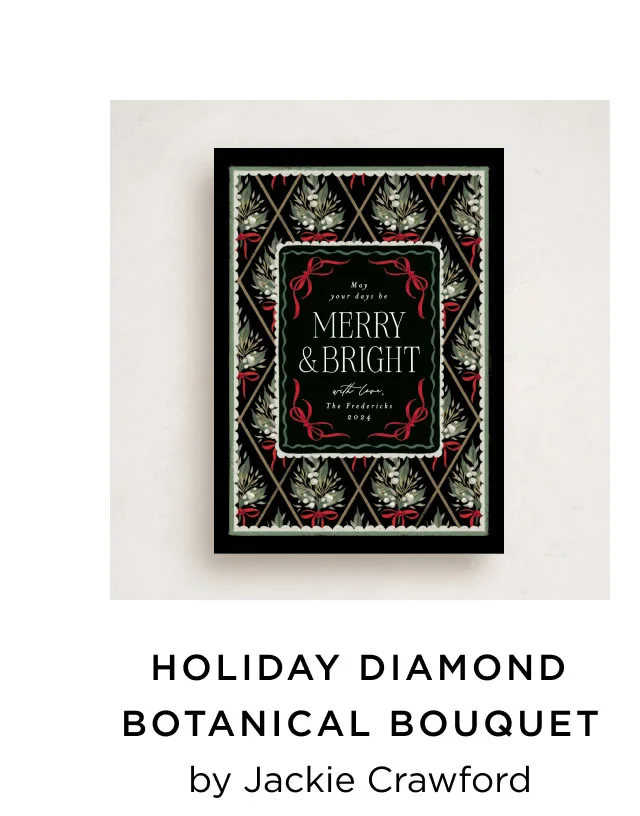 Holiday Diamond Botanical Bouquet
