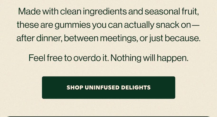 Made with clean ingredients and seasonal fruit