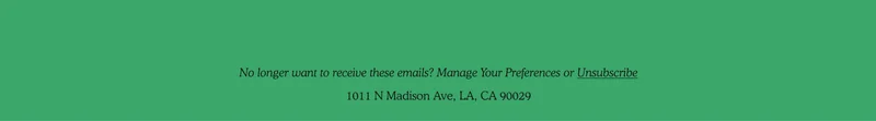 Manage Preferences
