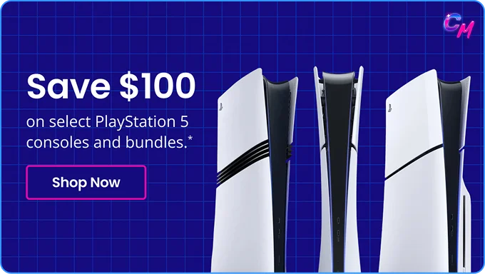 Save $100 on select PlayStation 5 consoles and bundles.* | Shop Now