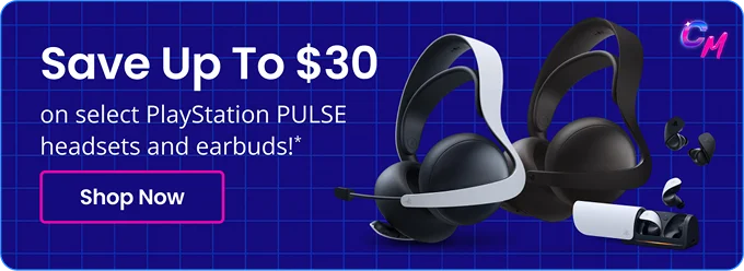 Save Up To $30 on select PlayStation Pulse headsets and earbuds!* | Shop Now