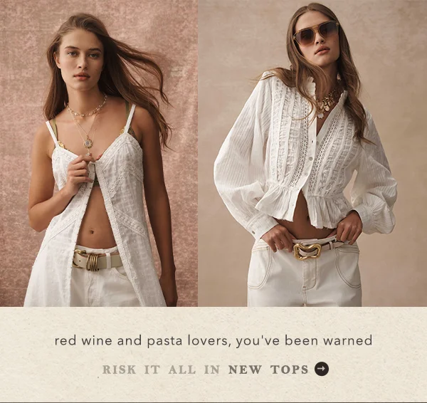 Risk It All In New Tops