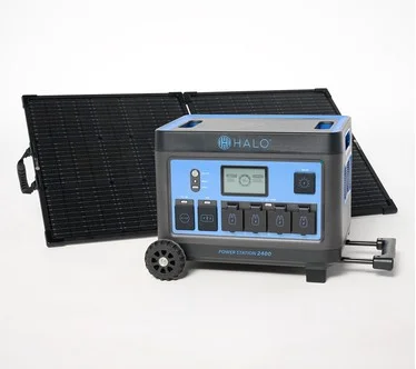 HALO 2400W Power Station with Built in Trolley & Solar 1800Wh Capacity