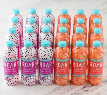 Roar Organic (24) 18-oz Bottles Vitamin & Electrolyte Beverages