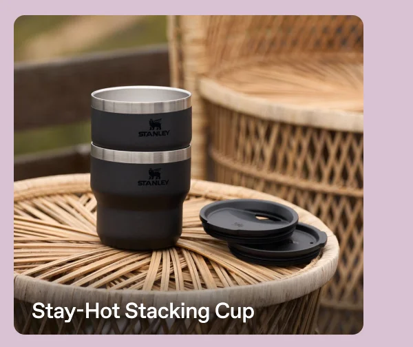 Stay-Hot Stacking Cup