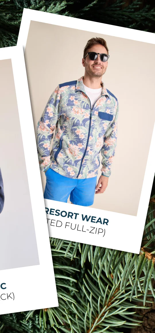Quilted Full-Zip: The Resort Wear