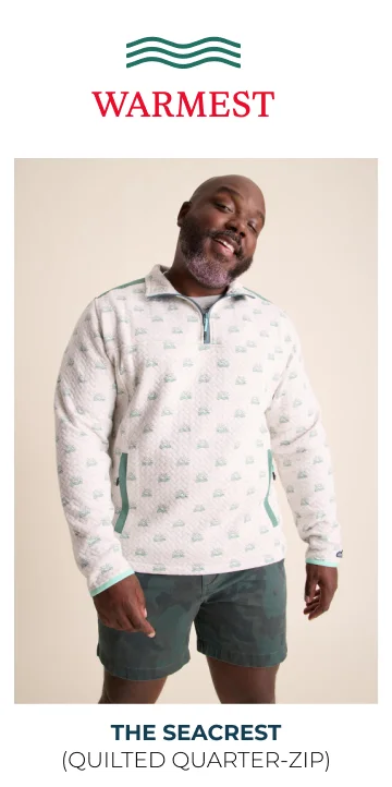 Quilted Quarter-Zip: The Seacrest