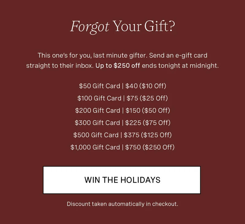 Gift Cards
