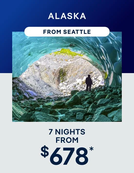 Alaska – 7 Nights From Seattle – Click to View Cruises & Book Now