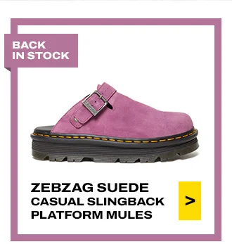 ZEBZAG SUEDE CASUAL SLINGBACK PLATFORM MULES