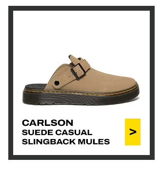 CARLSON SUEDE CASUAL SLINGBACK MULES