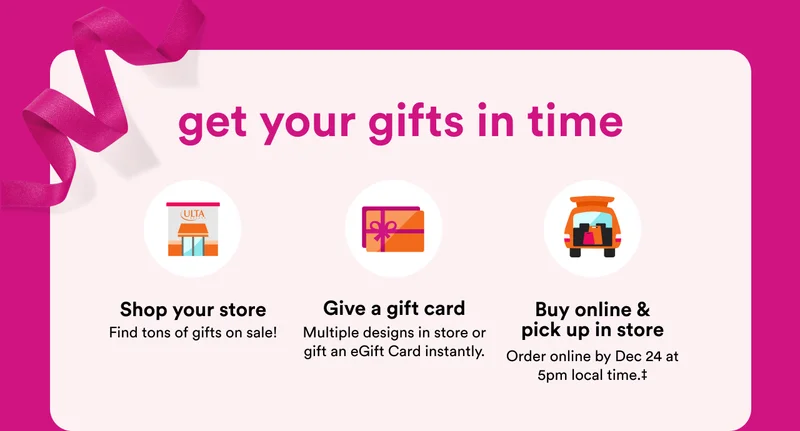 Get your gifts ASAP