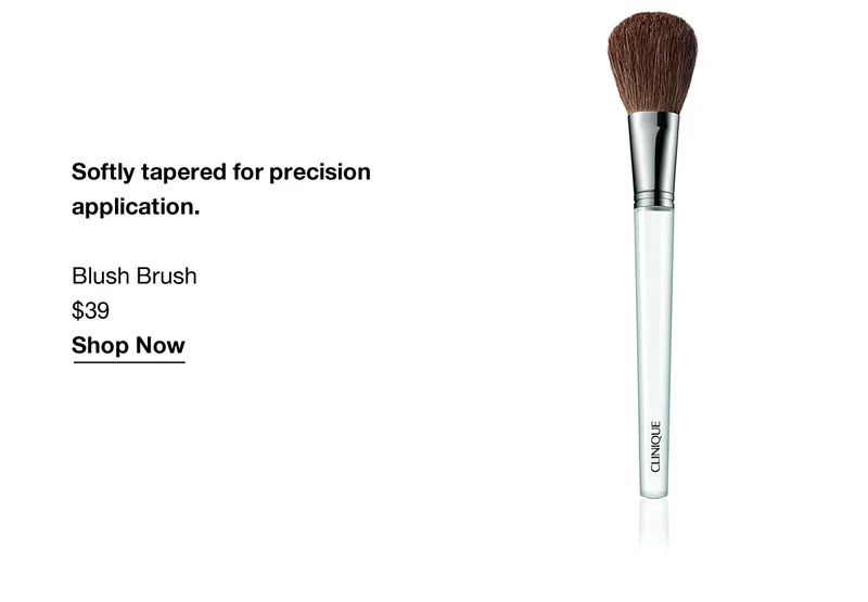 Softly tapered for precision application. Blush Brush $39 Shop Now