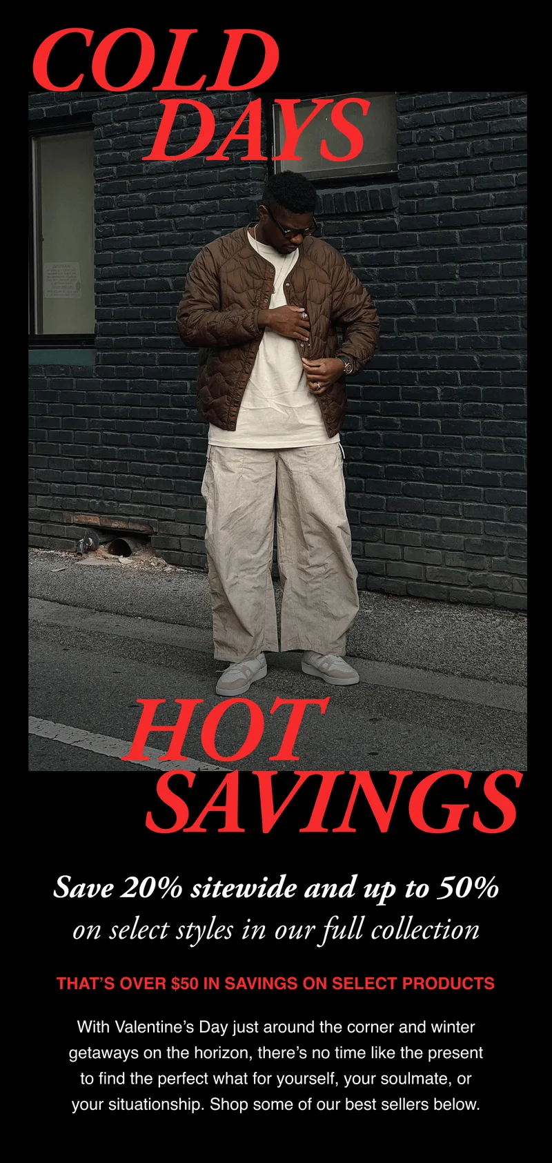 20% OFF everything sale