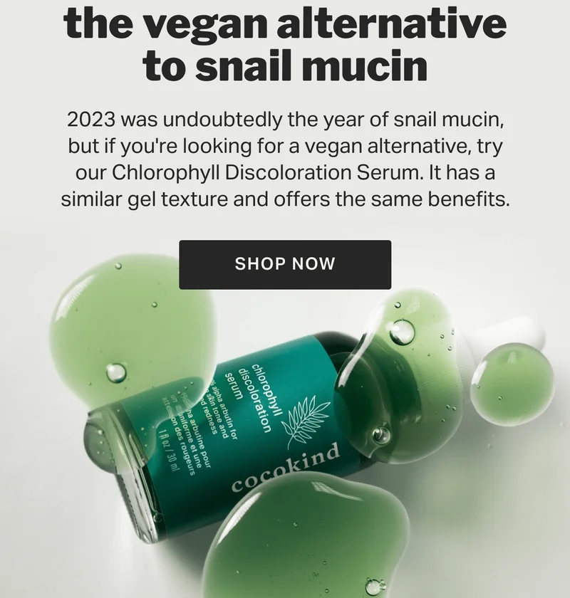 the vegan alternative to snail mucin