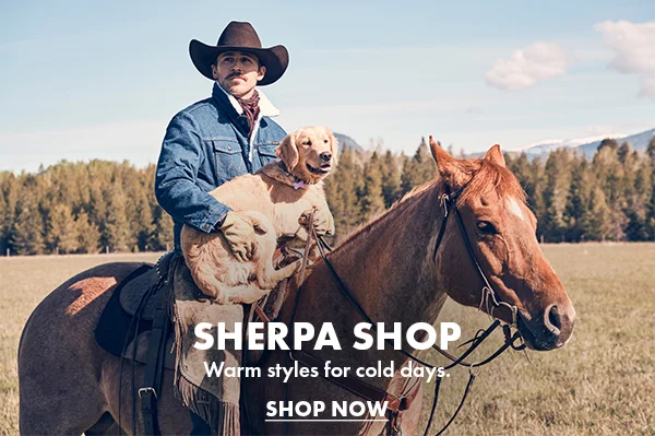 Sherpa Shop. Warm styles for cold days. Shop Now