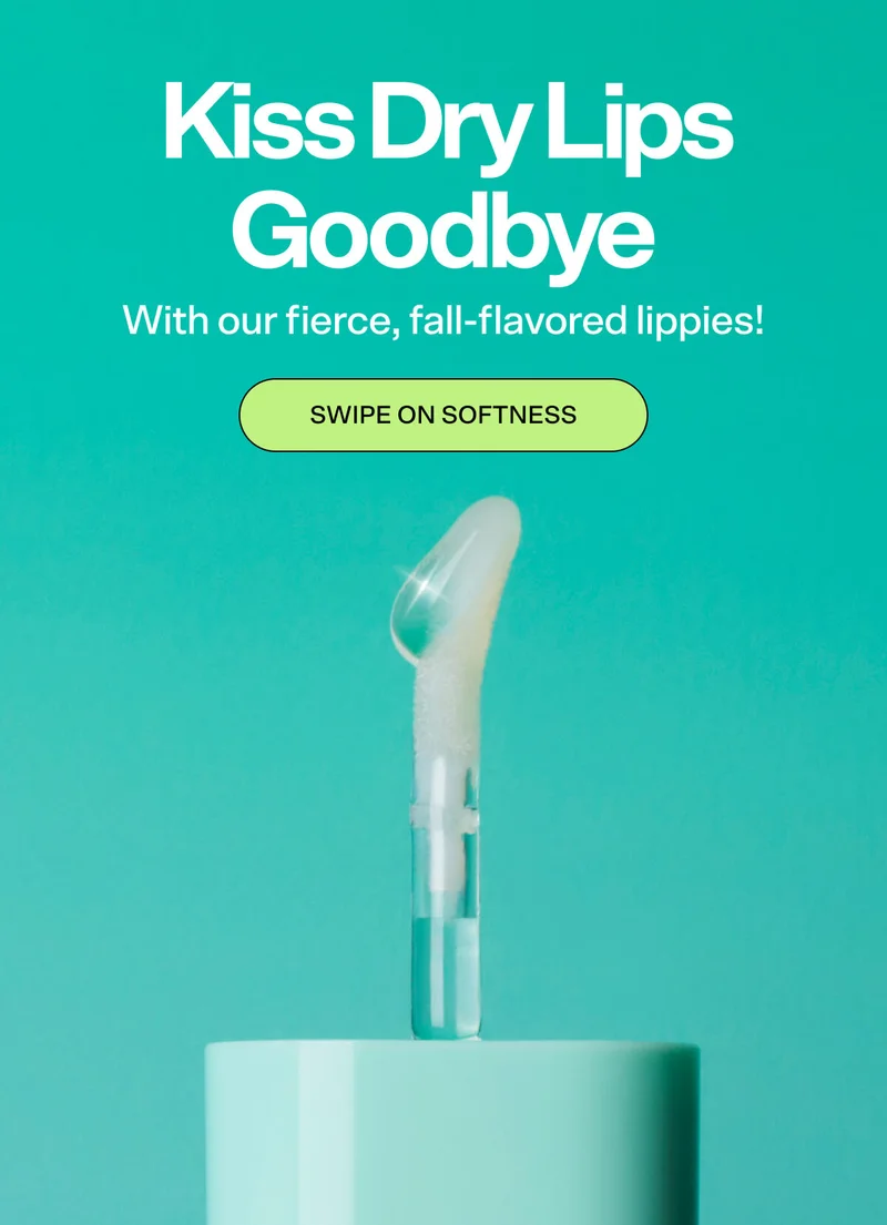 Kiss Dry Lips Goodbye. With our fierce, fall-flavored lippies!