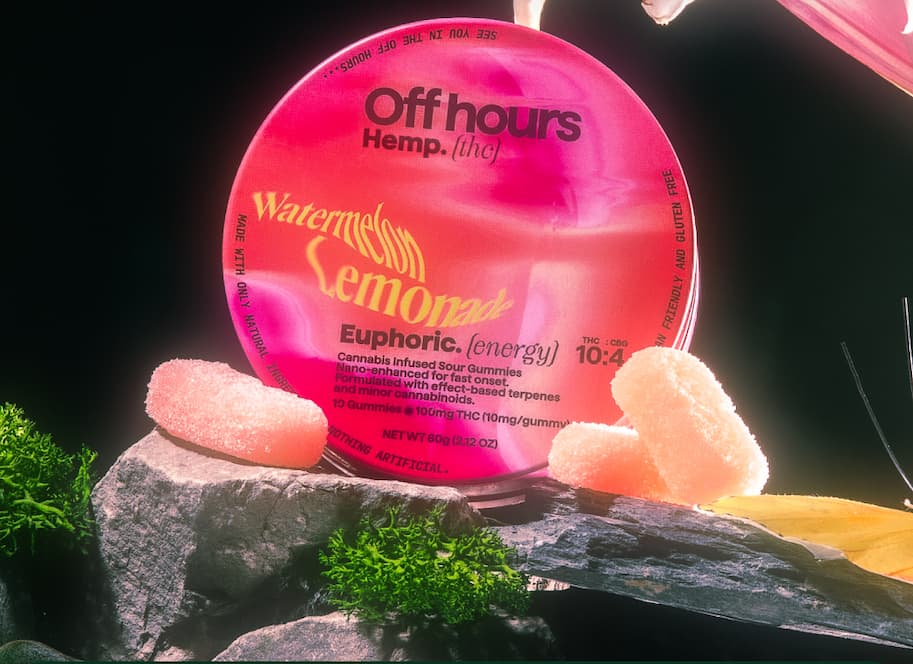 Euphoric Watermelon Lemonade Gummies.