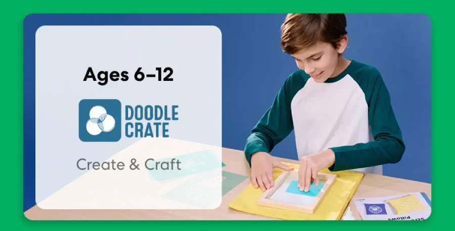 Teen creating an advanced KiwiCo project. Ideal for ages 6 to 12 to spark creativity and innovation.