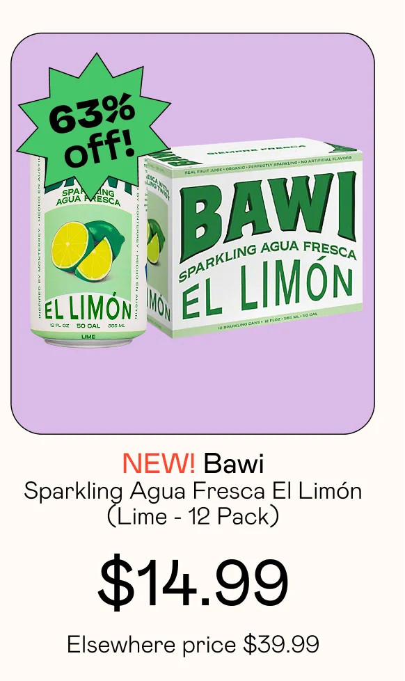 Sparkling Agua Fresca El Limon - Lime (12 Pack)