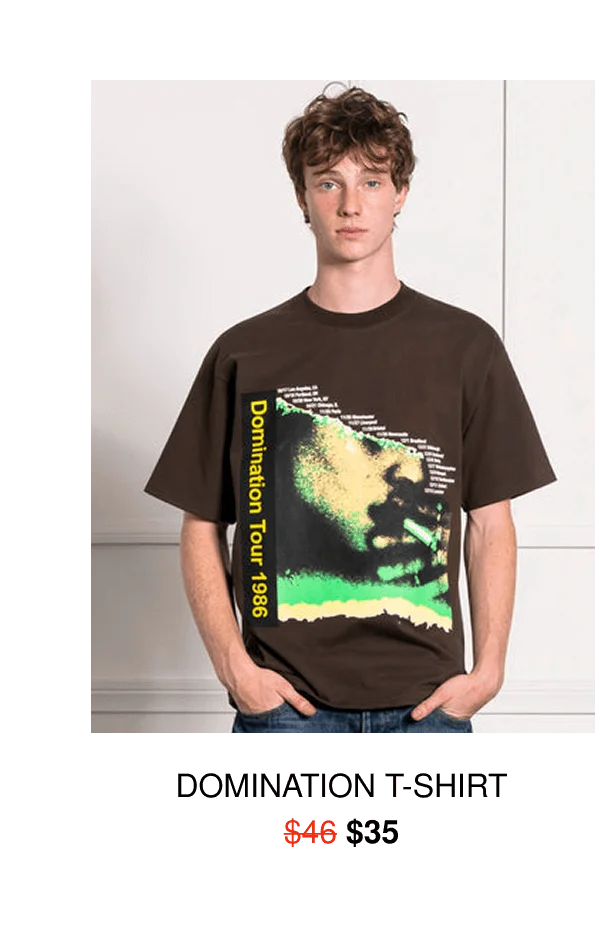DOMINATION T-SHIRT | $35