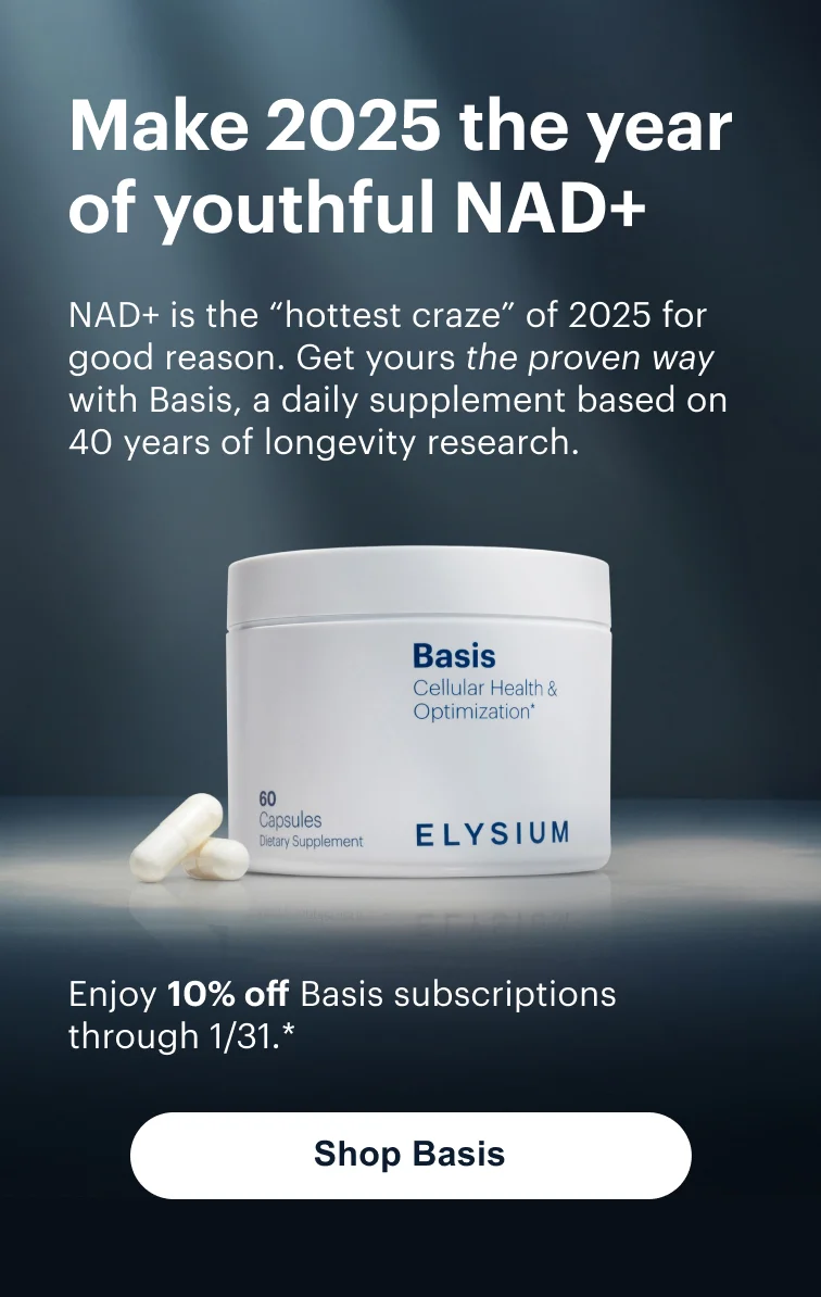 Make 2025 the year of youthful NAD+