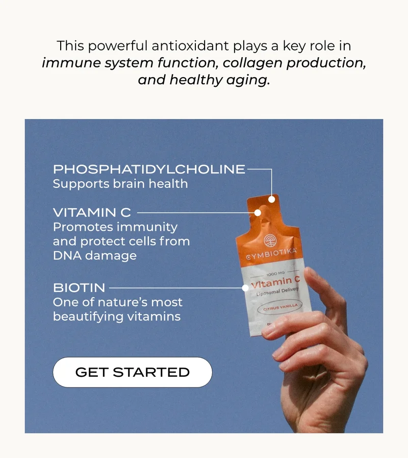 THIS POWERFUL ANTIOXIDANT PLAYS A KEY ROLE IN IMMUNE SYSTEM FUNCTION, COLLAGEN PRODUCTION, AND HEALTHY AGING.