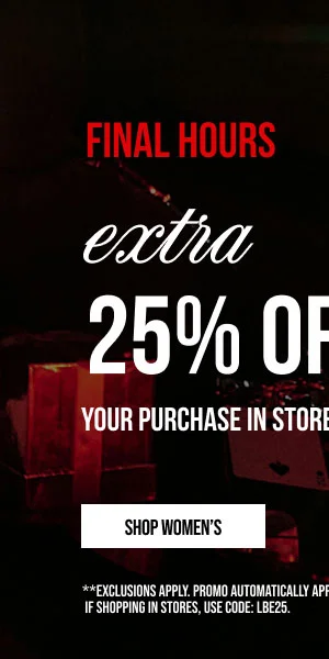 Extra 25% off Shop Women's