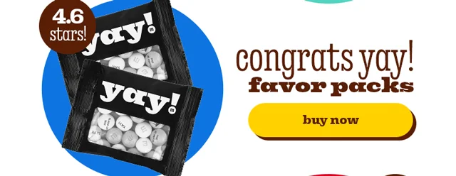 CONGRATS YAY! FAVOR PACKS