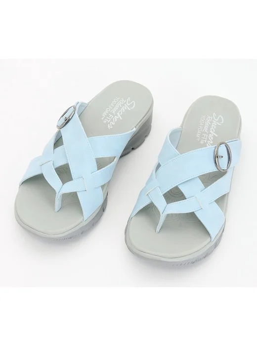 Skechers Easy Going Adjustable Vegan Sandals - Sundown