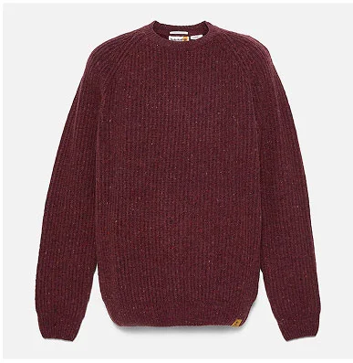 Men's Chunky Yarn Crewneck Sweater