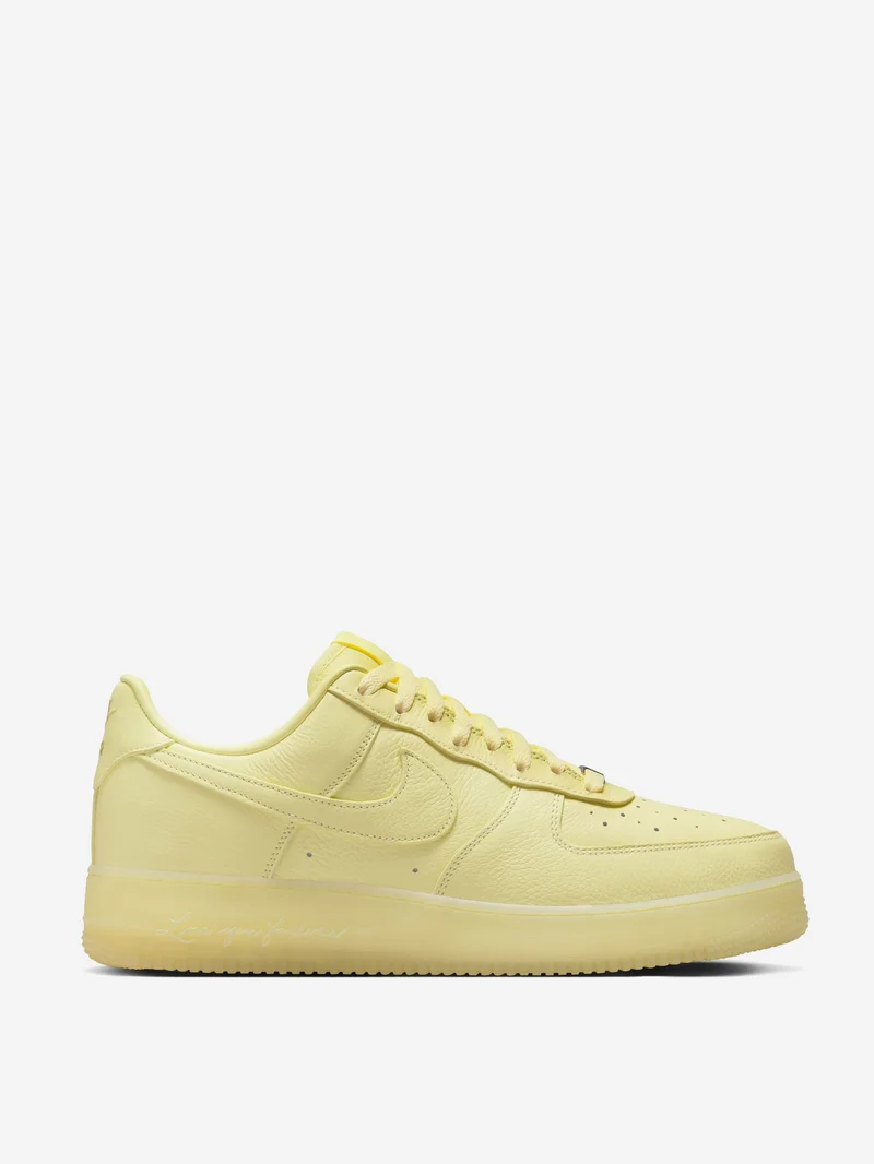 Image of Nike Nocta Air Force 1 Low SP - Citron Tint/Cobalt Tint-Metallic Silver