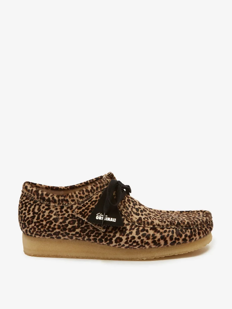 Image of Clarks Originals Wallabee - Leopard Print