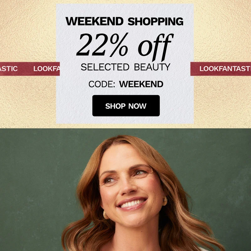 WEEKEND SHOPPING SAVE 22 PERCENT