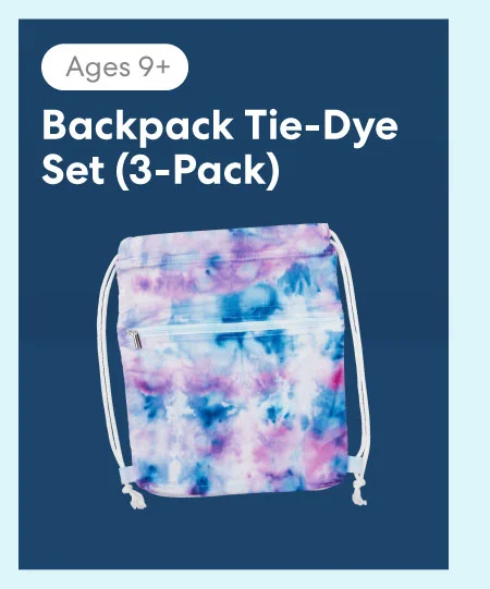 Backpack Tie-Dye Set (3-Pack)